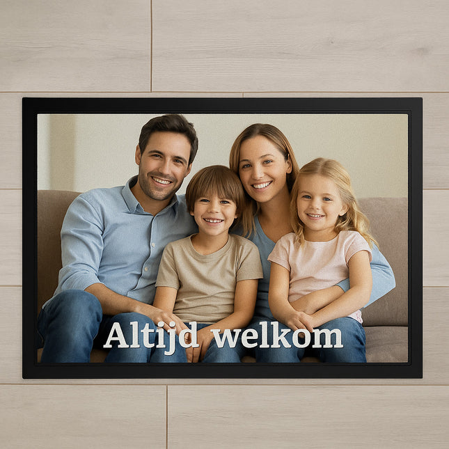 Schoonloopmat met foto 50 x 75 cm