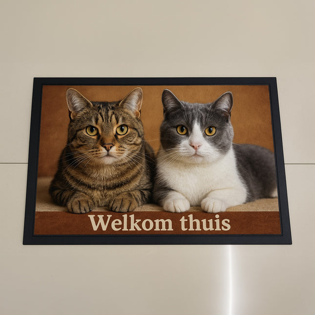 Schoonloopmat met bedrukking 50 x 75 cm