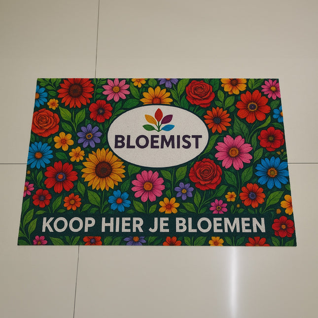 Deurmat met logo 60 x 120 cm