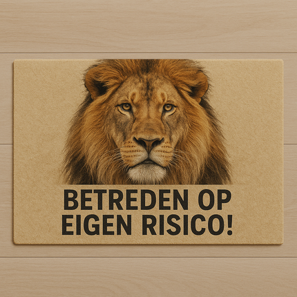 Deurmat met print 60 x 90 cm