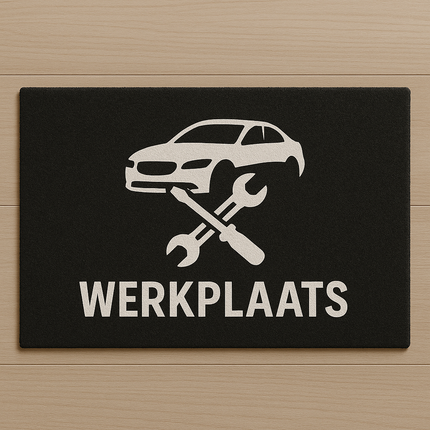 Deurmat met logo 60 x 90 cm