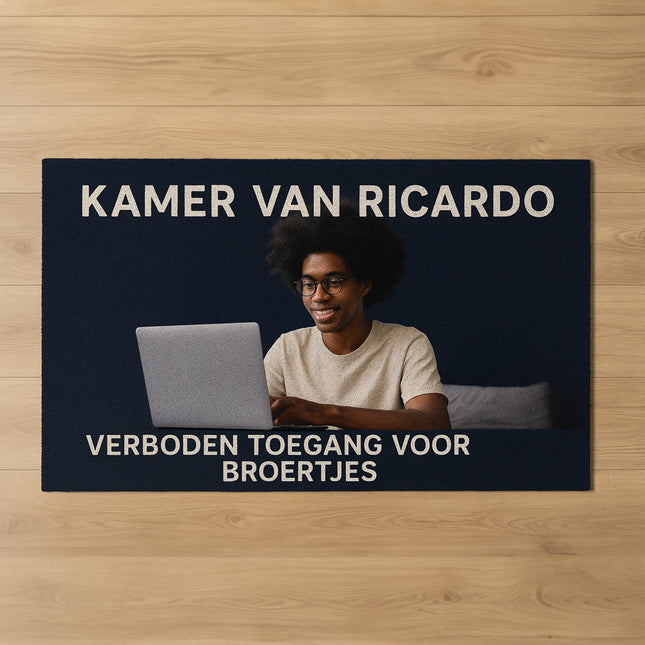 Deurmat met bedrukking 70 x 120 cm
