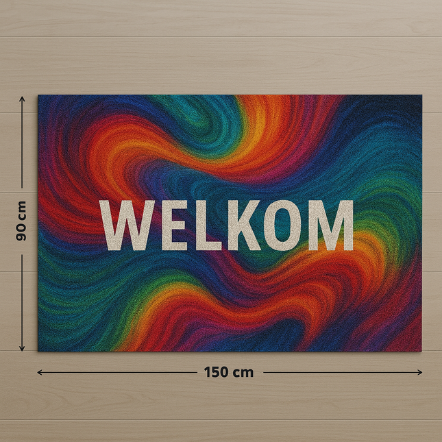 Bedrukte deurmatten 90 x 150 cm