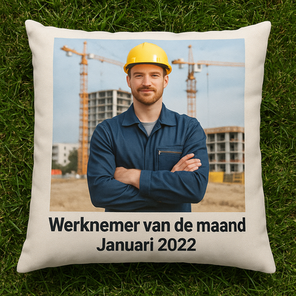 Sierkussen voor buiten met bedrukking - 40 x 40 cm
